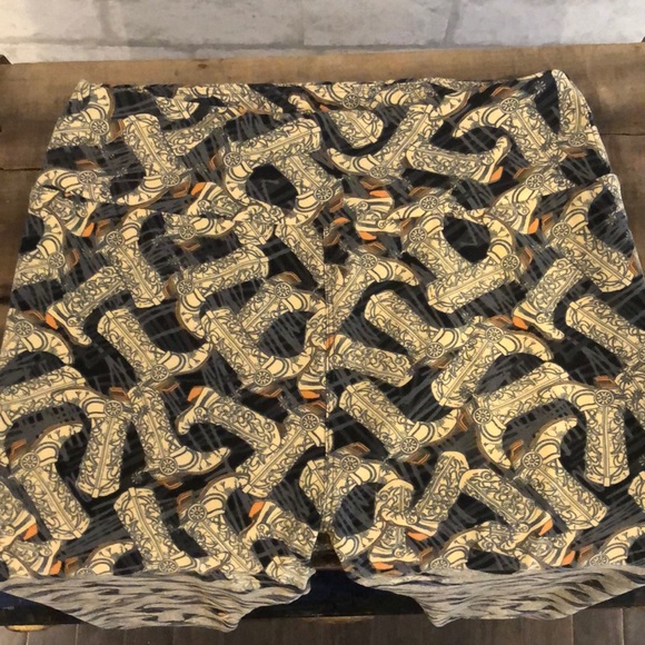 LuLaRoe Cowboy Boot Leggings OS - Picture 2 of 3